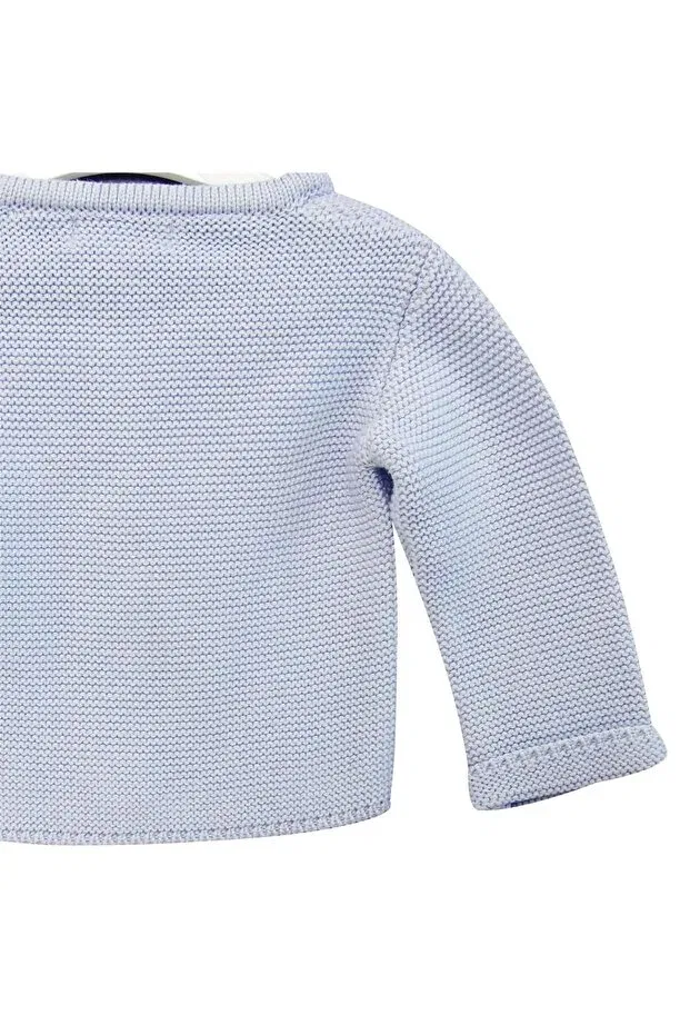 Детское пальто для девочек хлопковое Andywawa ac24333 basic baby jacket Generic Brands, Blue — фото 4