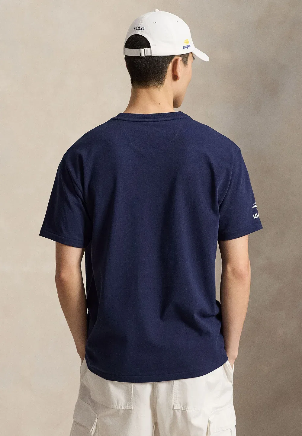 Футболка с принтом US Open большого размера Polo Ralph Lauren, Refined Navy — фото 3