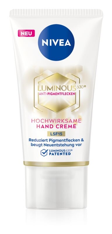 

Крем для рук против обесцвечивания кожи Nivea Cellular Luminous 630