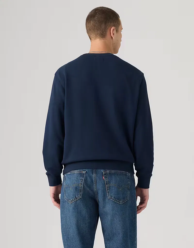 Свитшот Original housemark с круглым вырезом Levi's, синий — фото 2