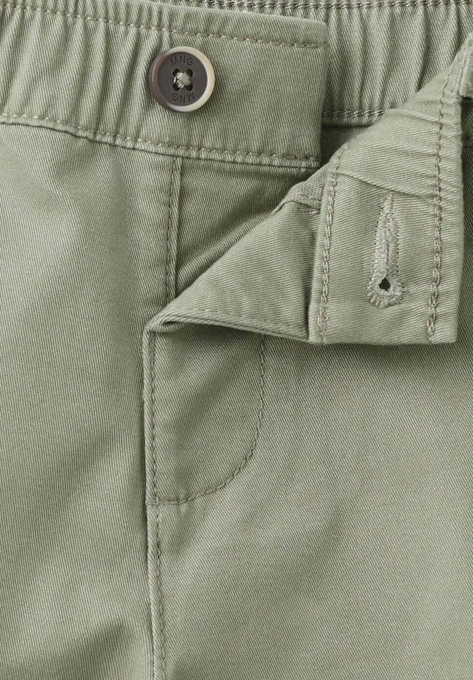 Детские штаны Mango Kids, Khaki — фото 3