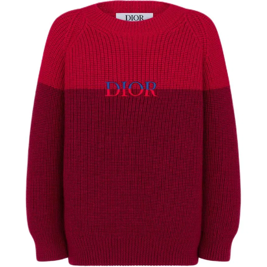 Свитер с круглым вырезом, Dior, Red