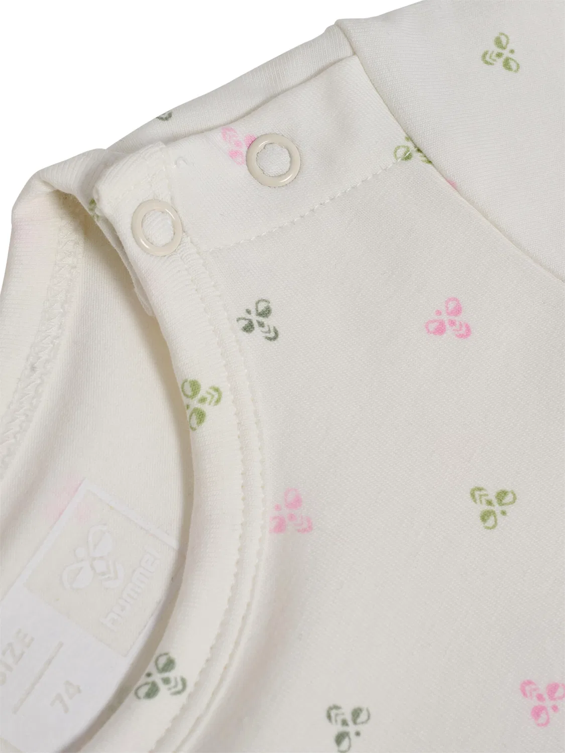 Детский хлопковый боди-комбинезон Hmlbeesy Lifestyle Hummel, Rosa Orchideenpink