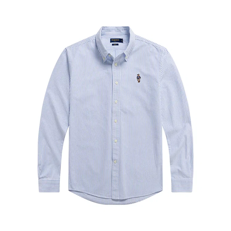 Детская рубашка с полосками Evergreen Collection Shirt Teenie Weenie Men, Blue Striped