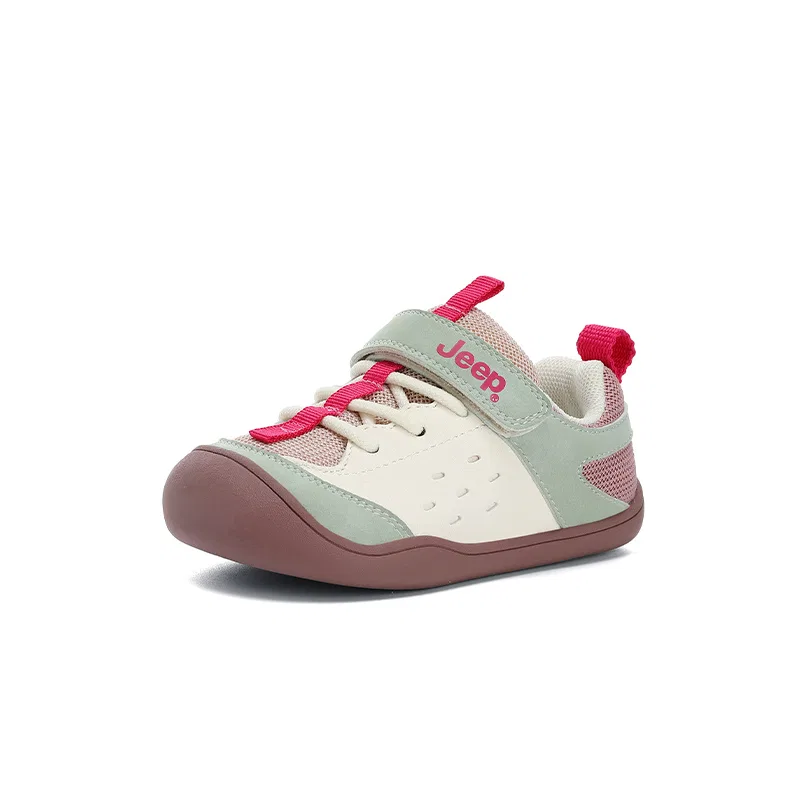 Детские кроссовки для мальчиков с защитой от скольжения Jeep Spring Morning 2.0, Cream White/Sky Blue — фото 4