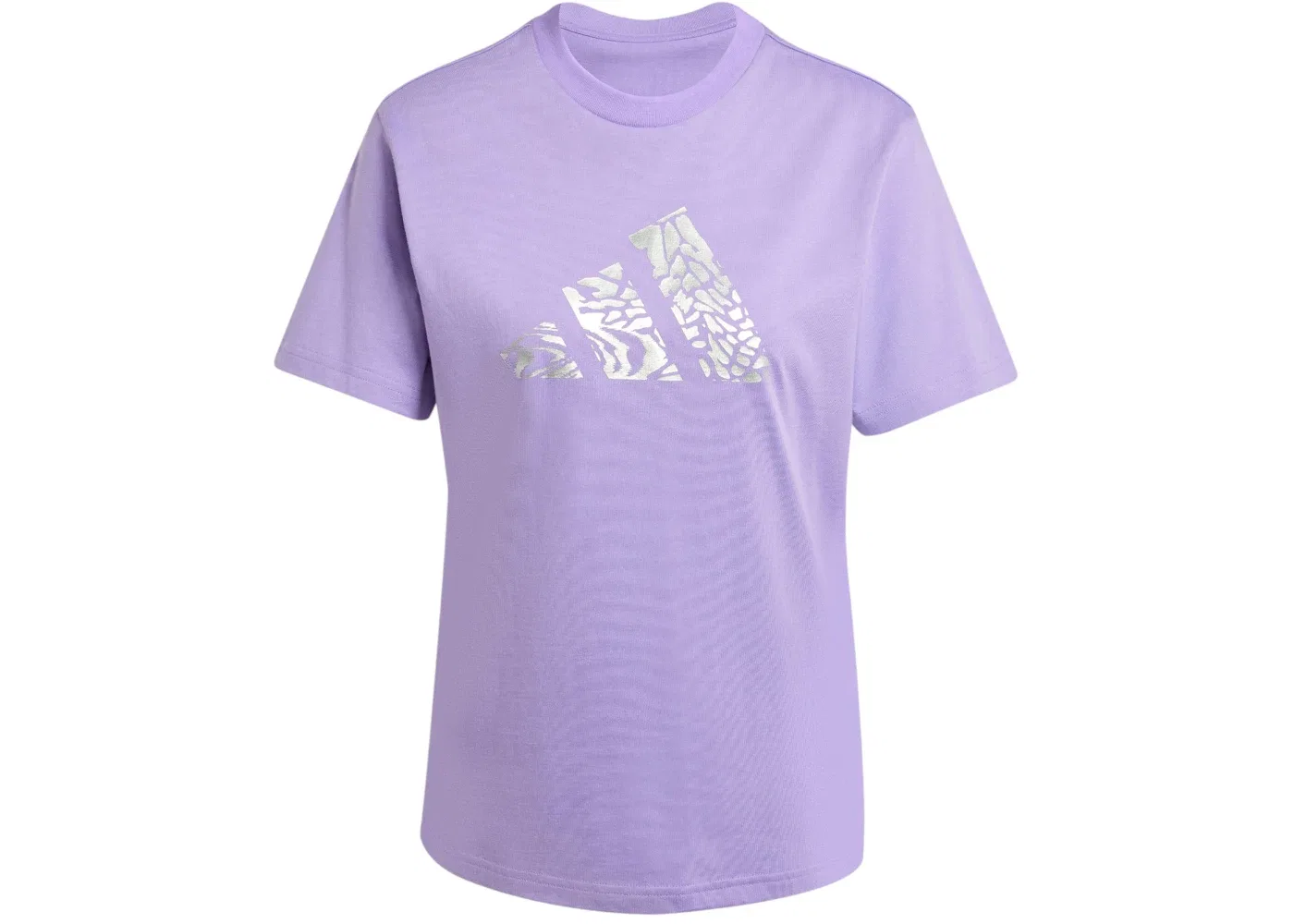 Женская футболка с принтом Adidas Tee, Violet Fusion