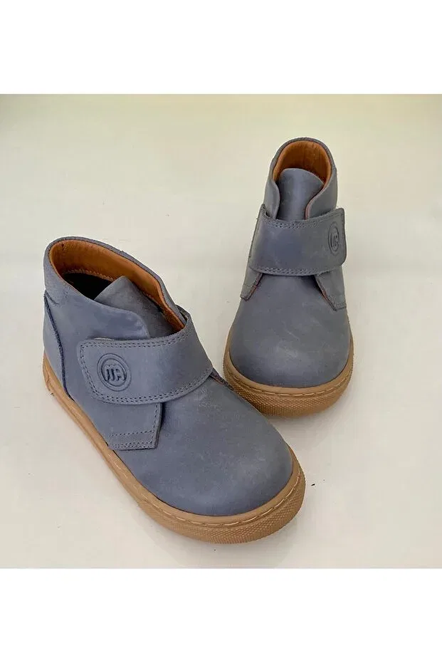 Детские ботинки для мальчиков с ортопедической стелькой Mini Angel, Jeans Blue
