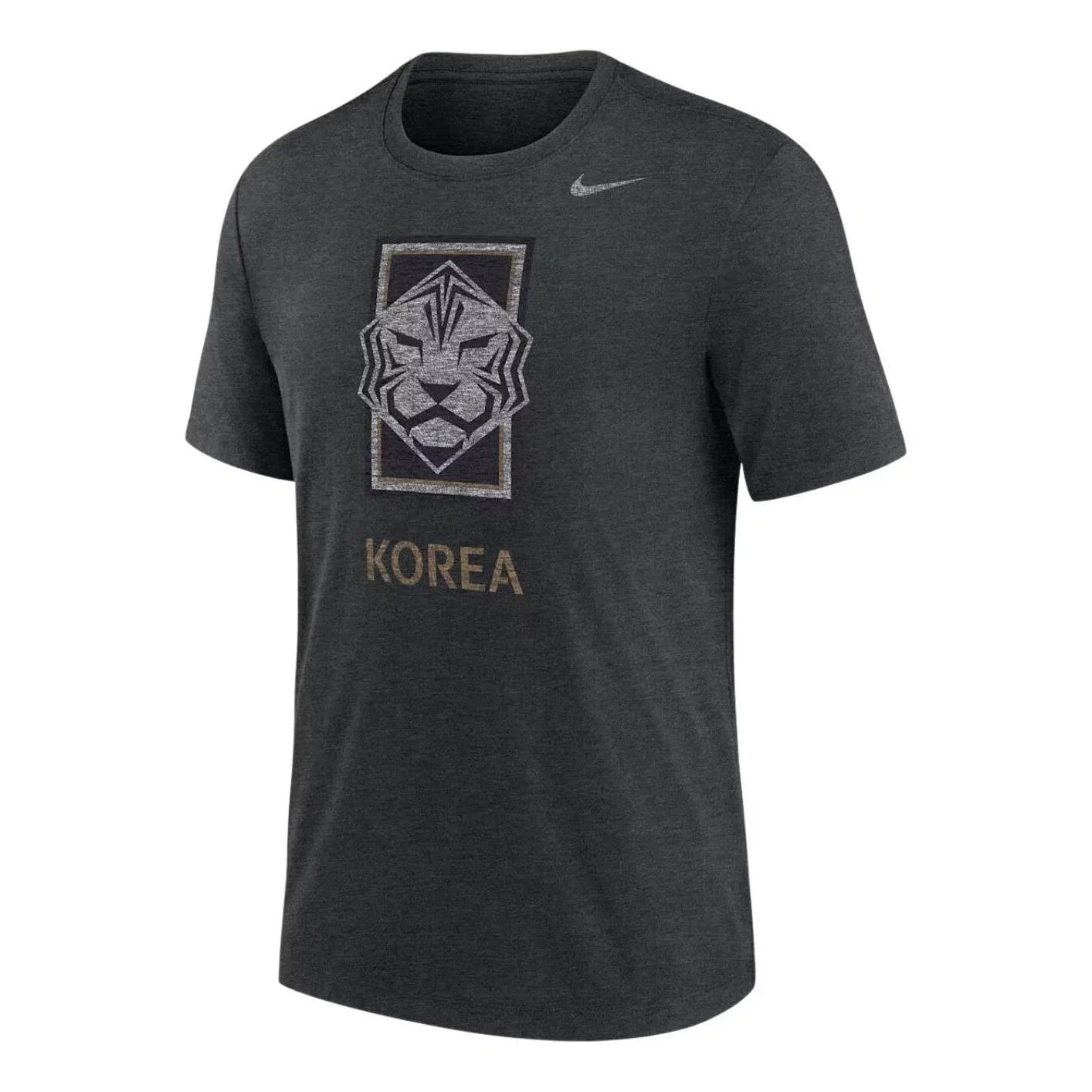 Мужская футболка Nike x Korea Soccer с принтом, черный