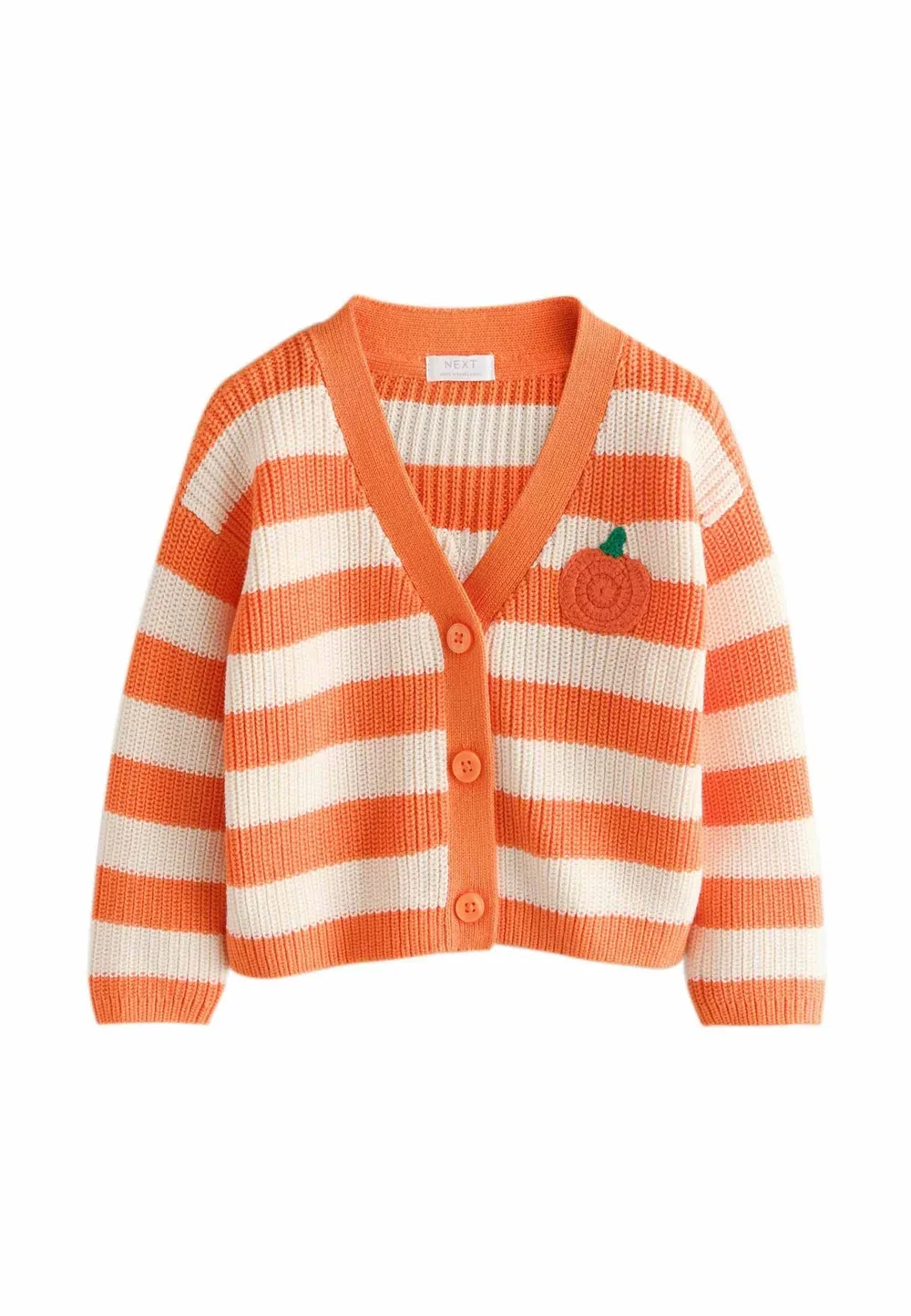 Кардиган «Love Bug» стандартного кроя Next, Orange Pumkin
