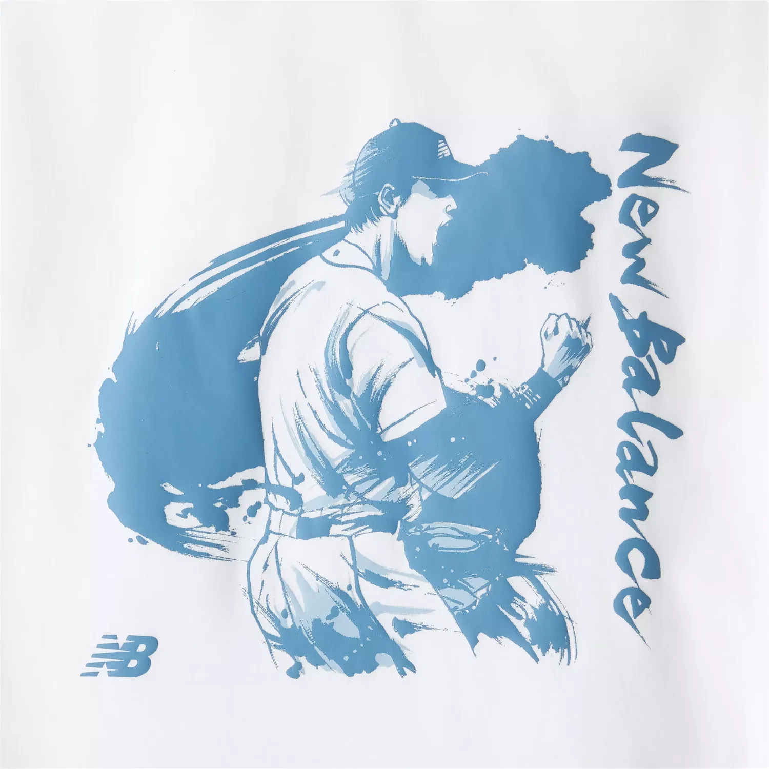 Детский лонгслив с принтом Shohei Strikeout Victory New Balance, White — фото 4