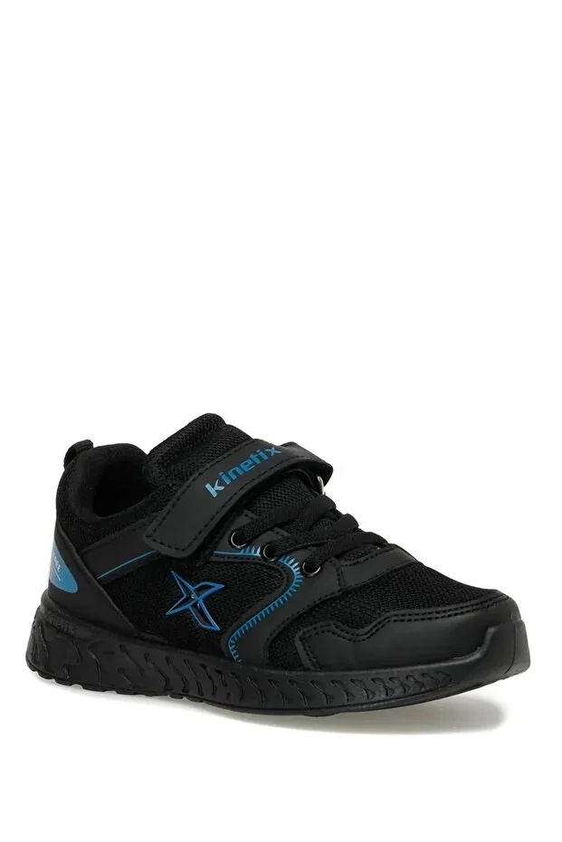 Детские спортивные кроссовки для мальчиков на липучках Fexer 3fx black Kinetix, Black Saks — фото 2