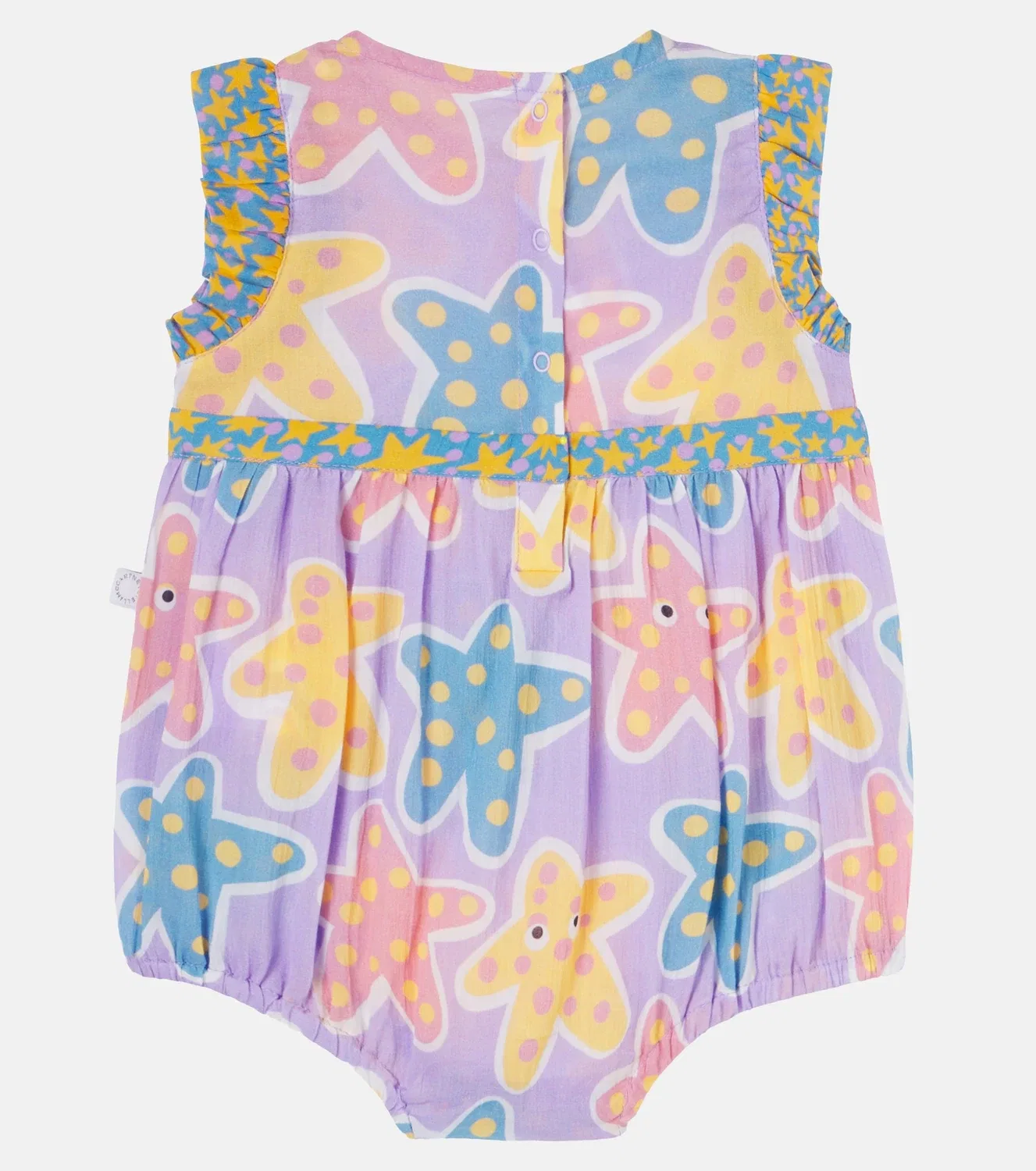 Боди хлопковое с принтом Stella Mccartney Kids, черный — фото 2