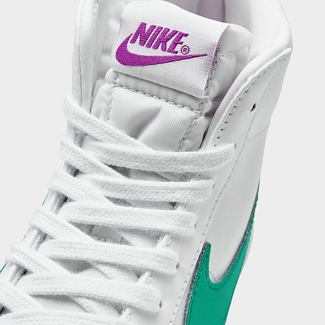 Кроссовки Nike Blazer Mid 77 CZ1055, бело-зеленый — фото 3