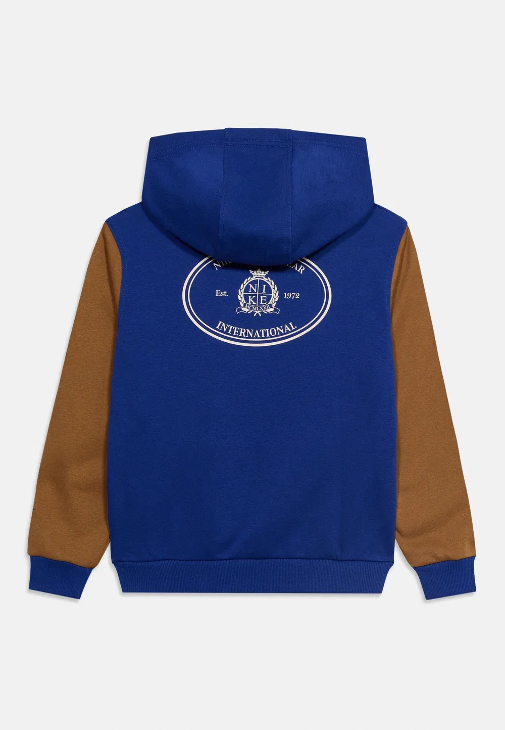 Правила клуба, унисекс - худи Nike Sportswear, Deep Royal Blue/Brown/Sanddrift/Black — фото 2