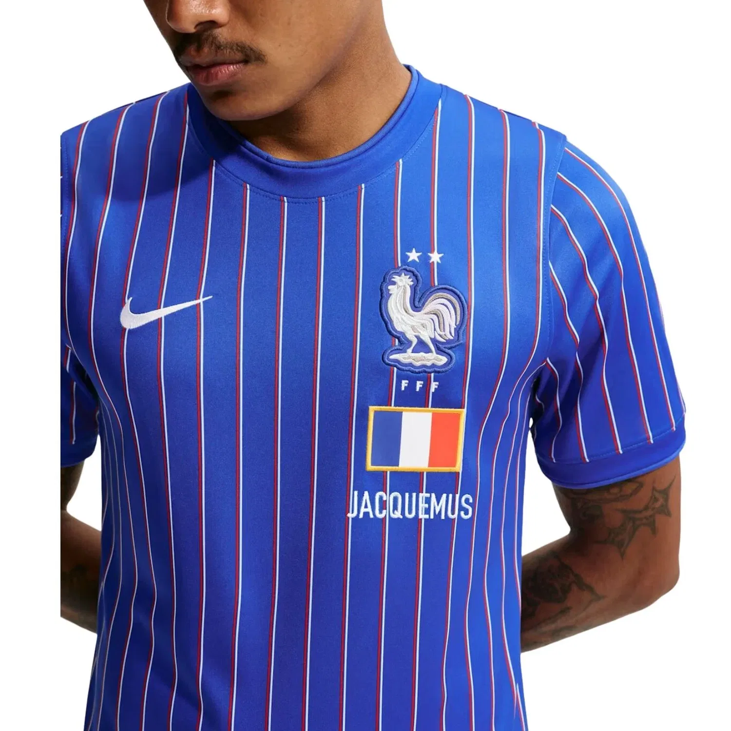 Мужская футболка Nike x France x Jacquemus Cryoshot Dri-FIT, синий — фото 3