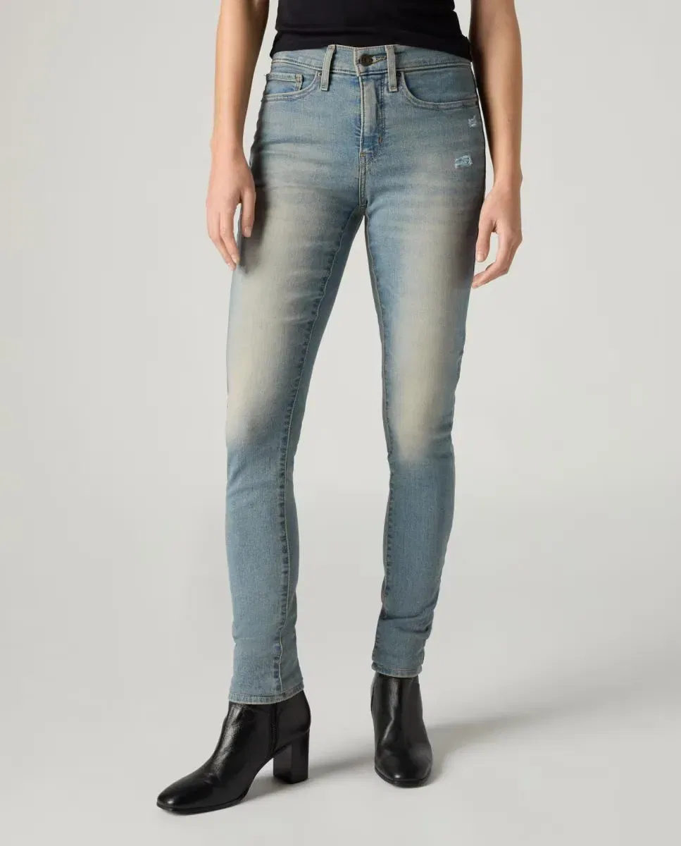 Женские джинсы-скинни с завышенной талией 311 Shaping Skinny Levi's, Azul Claro — фото 2