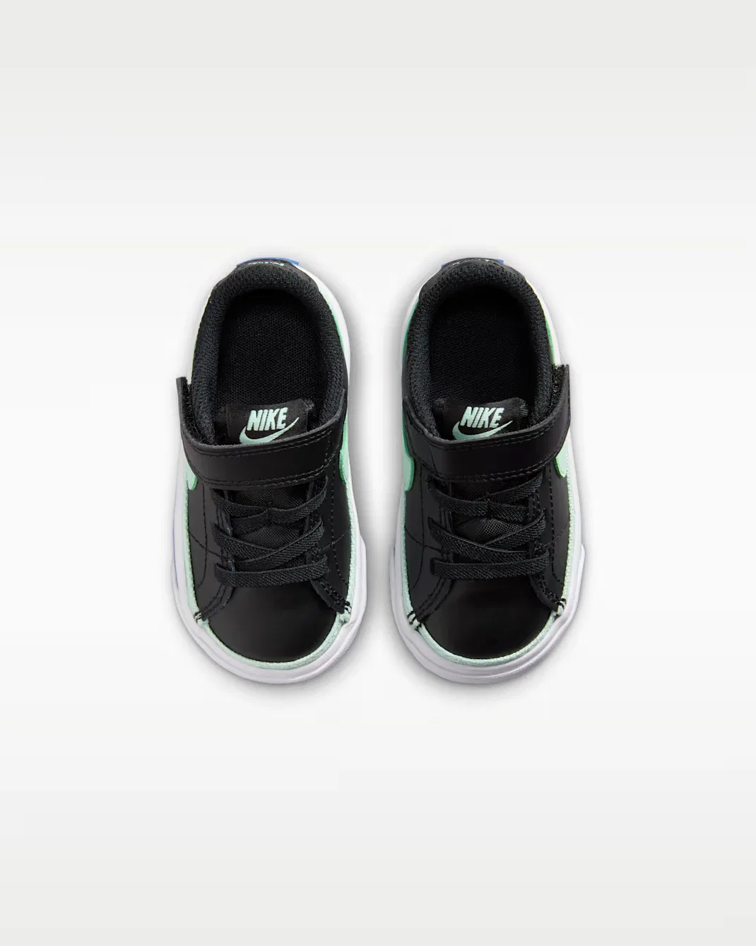 Детская/подростковая обувь Nike Court Legacy, Black/White/Game Royal/Arctic Green — фото 4