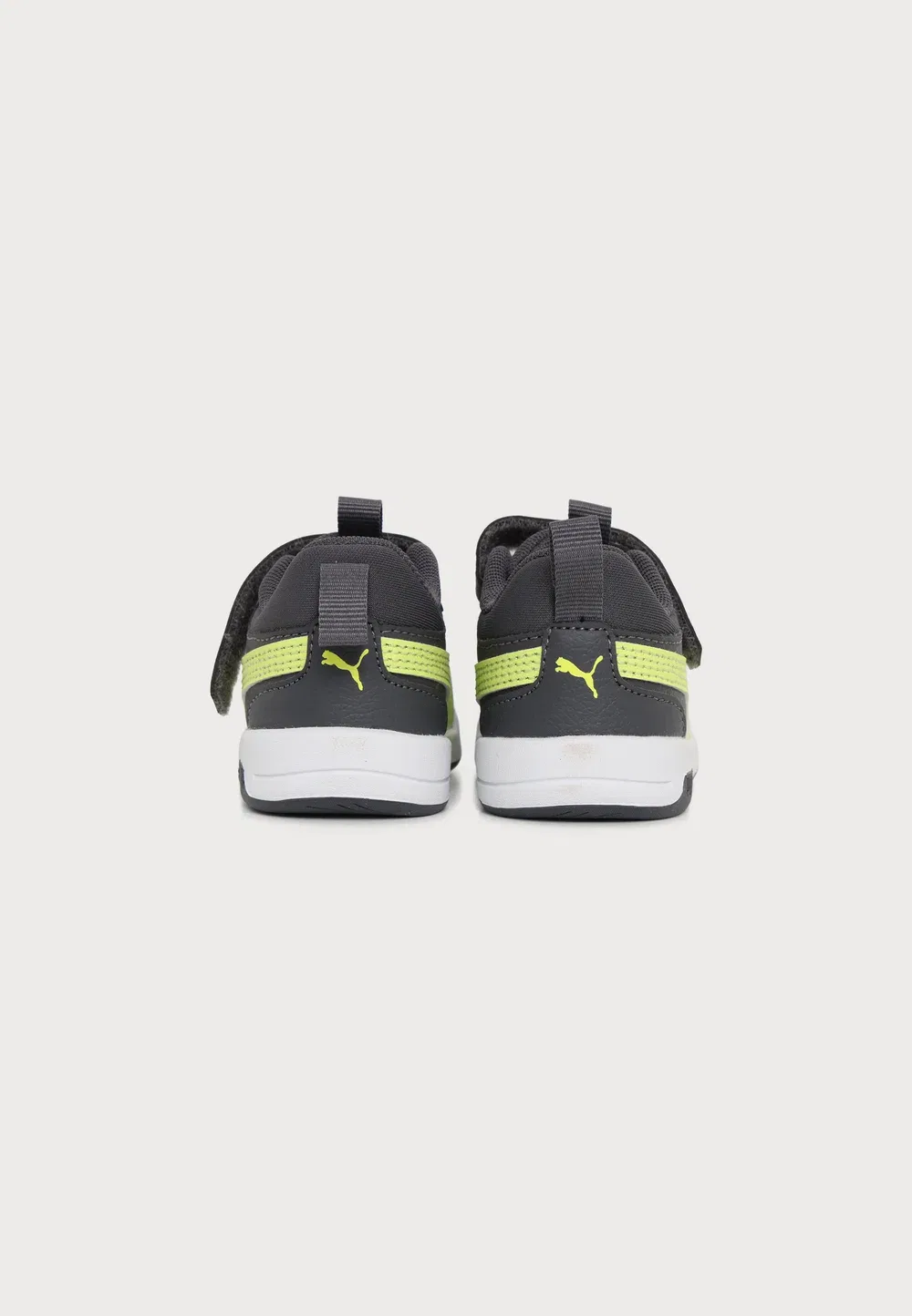 Кроссовки Multiflex унисекс для тренировок Puma, Moody Gray/Light Lime — фото 3