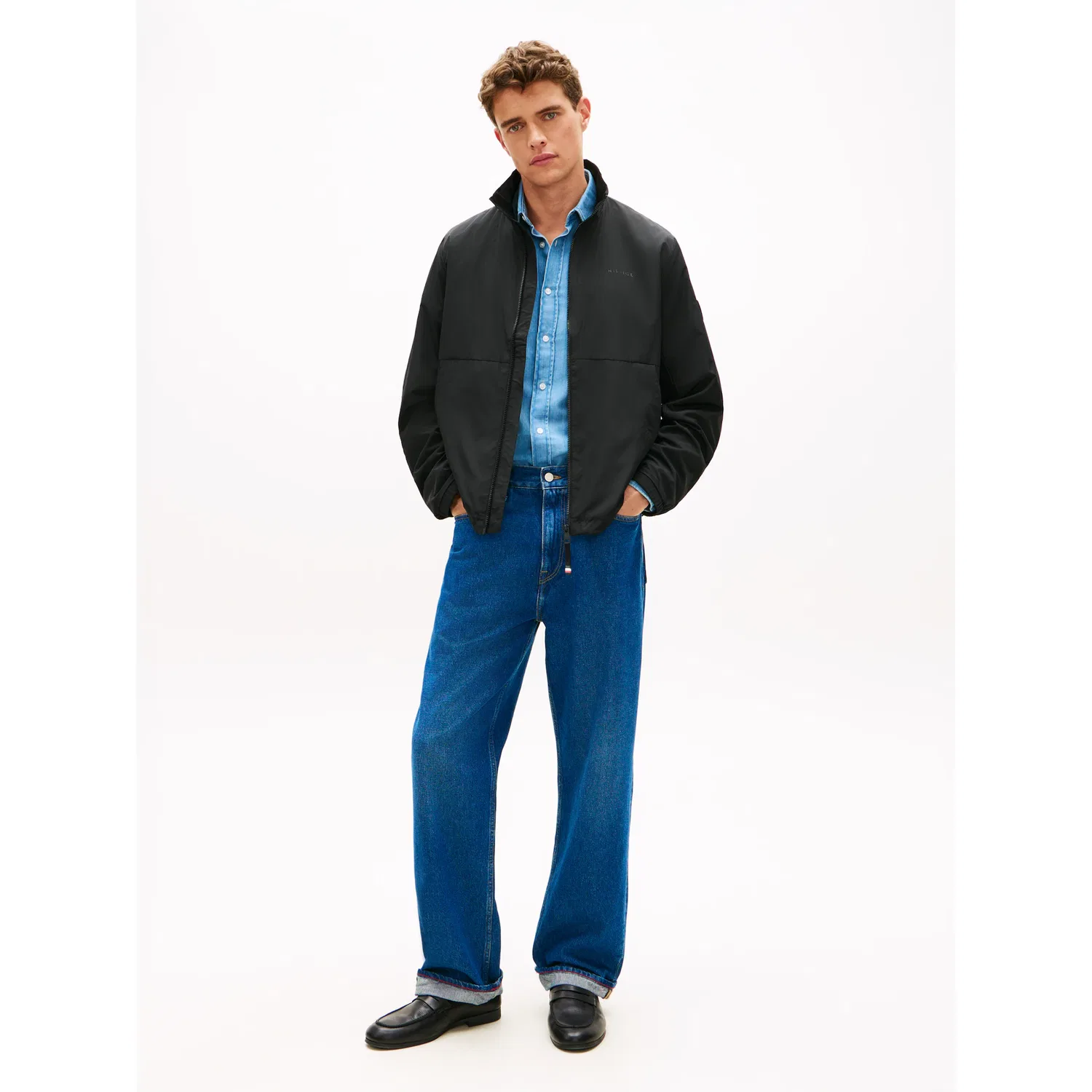 Мужской легкий куртка-блузон с функцией Outdoor Tommy Hilfiger, Black — фото 4