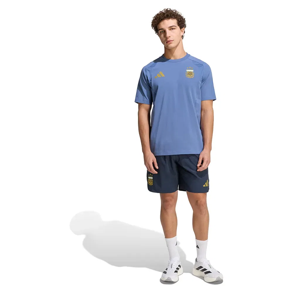 Мужская футболка с принтом Argentina Tiro Travel Adidas, Blue — фото 4