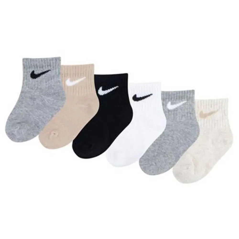 Носки Nike Swoosh Half длинные, 6 пар, Nike, мультиколор