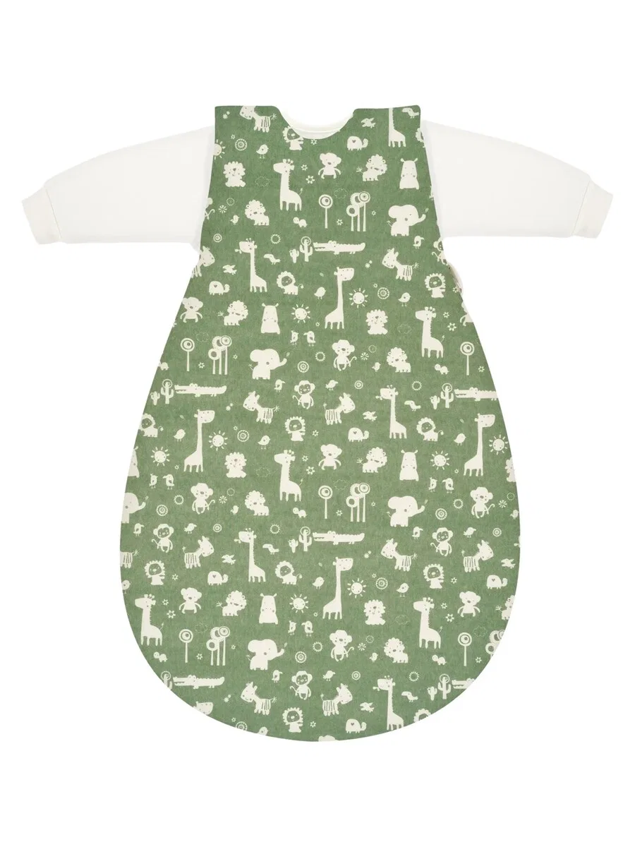 Спальный мешок ALVI 'Schlafsack Baby-Maxchen 3-teilig Baumwolle' зеленого цвета — фото 2
