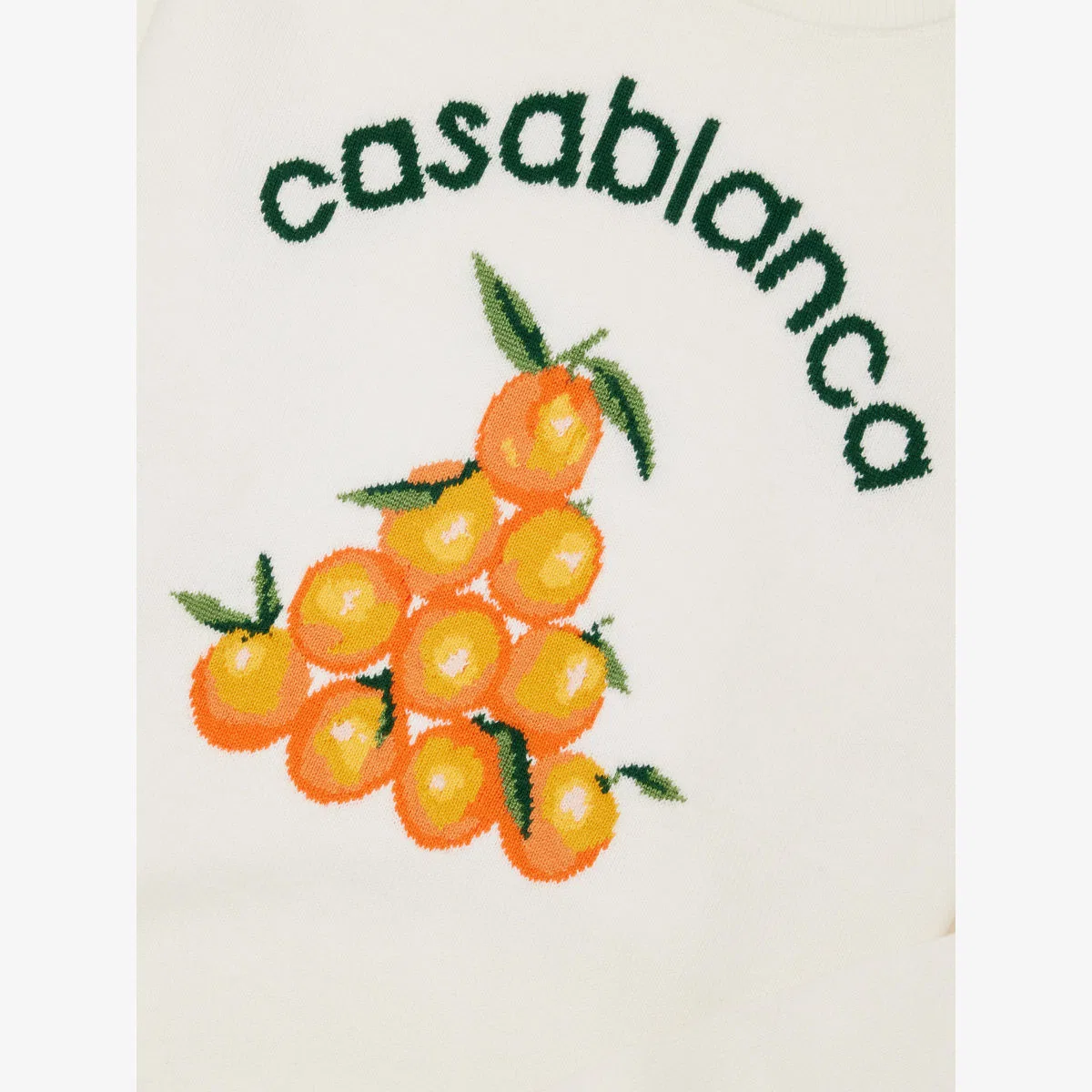 Хлопковый джемпер с оранжевым принтом, возраст 3-14 лет Casablanca, оранжевый — фото 2