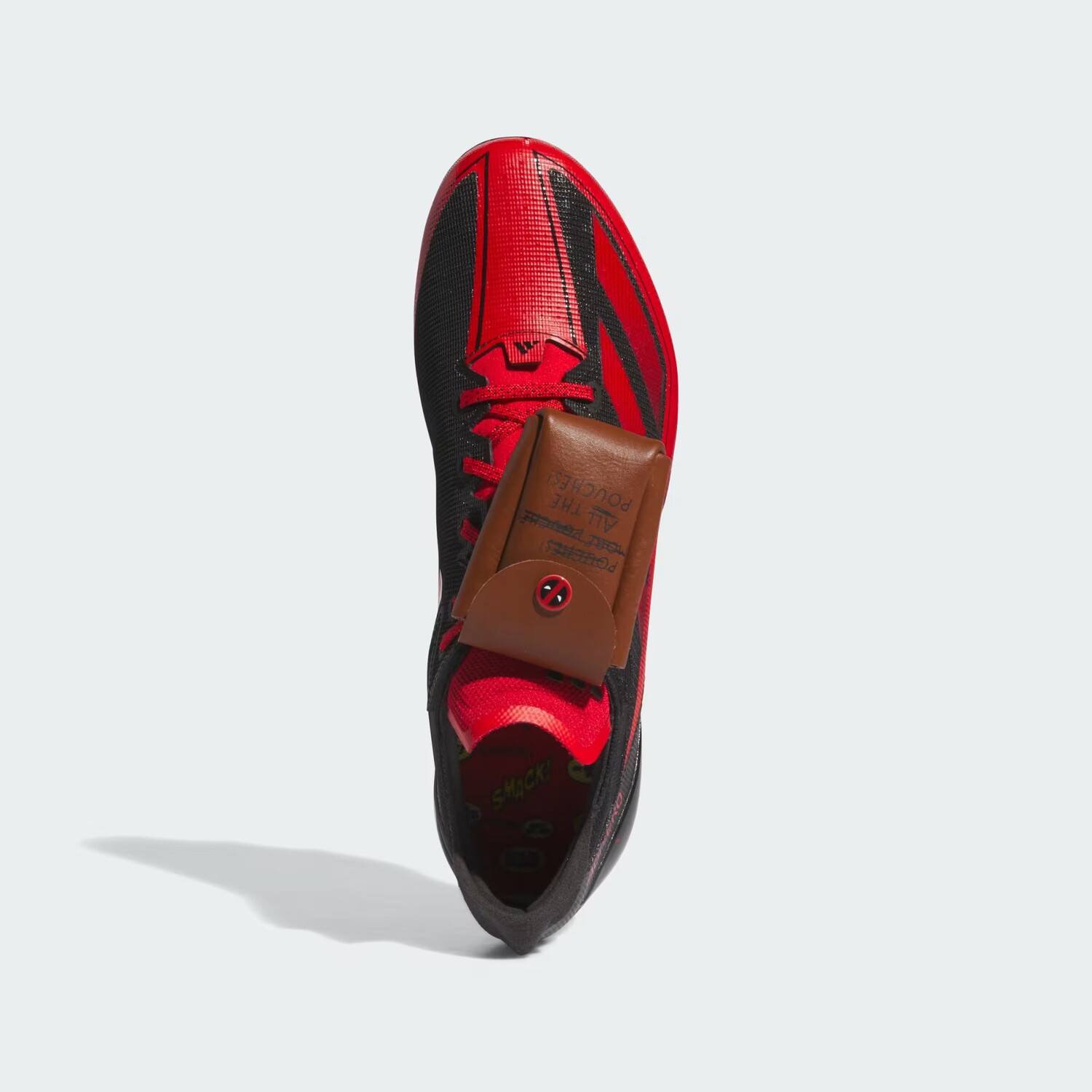 Футбольные бутсы Adidas Adizero Electric x Marvel 'Deadpool', черный/красный — фото 2