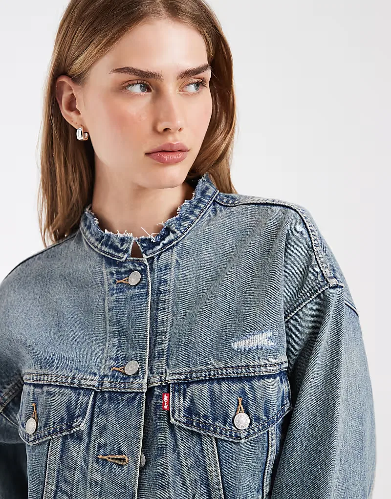 Джинсы Levi's в стиле 90-х, синие — фото 3