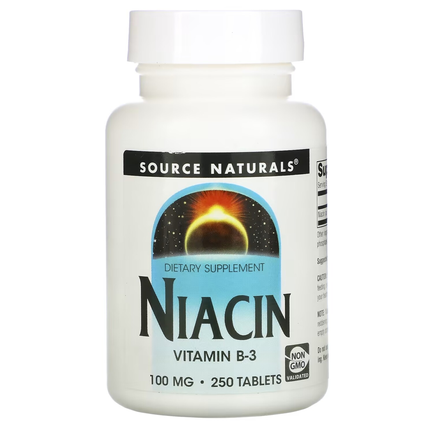 

Source Naturals ниацин 100 мг, 250 таблеток