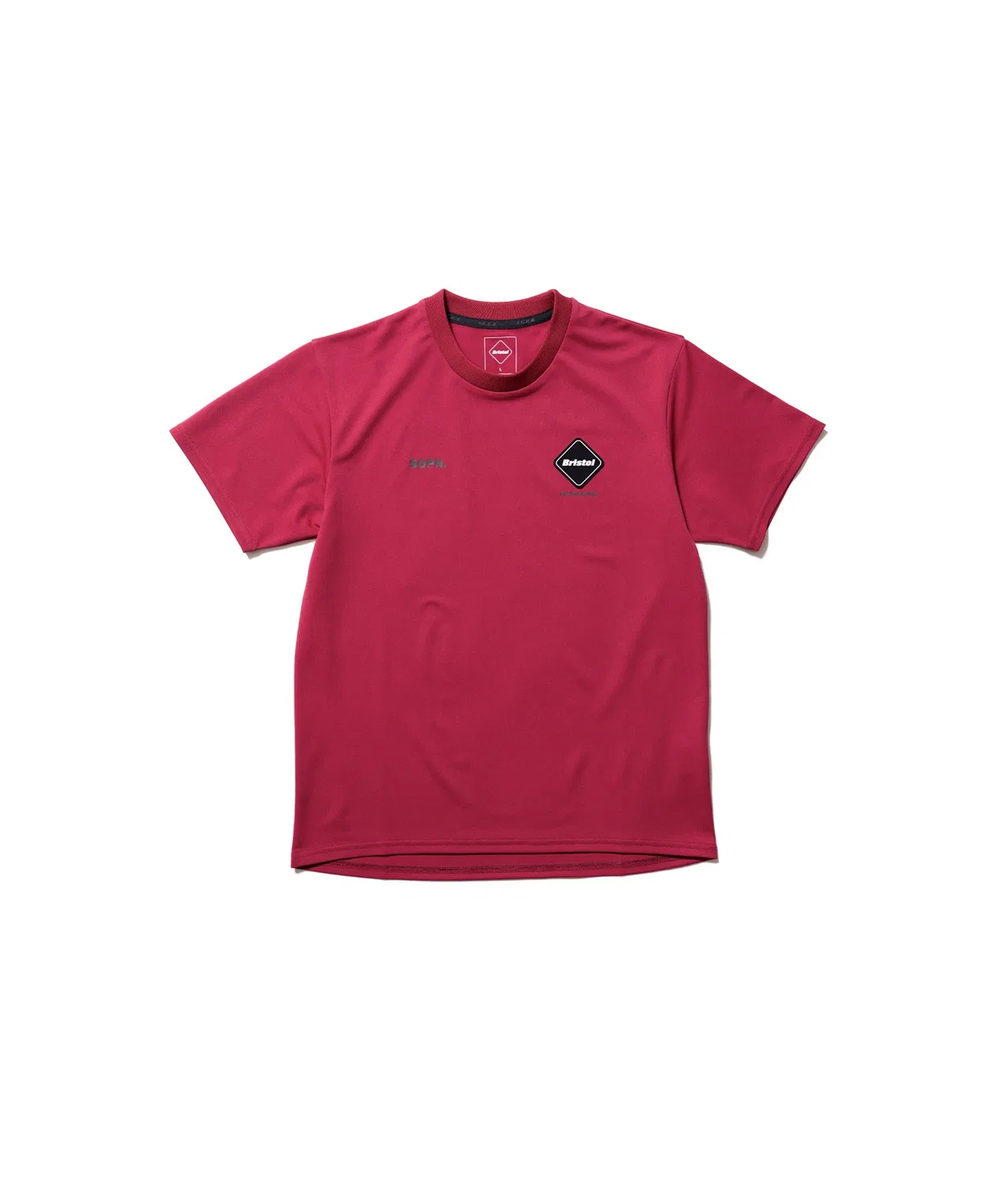 Детская футболка с коротким рукавом и принтом AUTHENTIC S/S TOP F.C.Real Bristol for Kids, Red