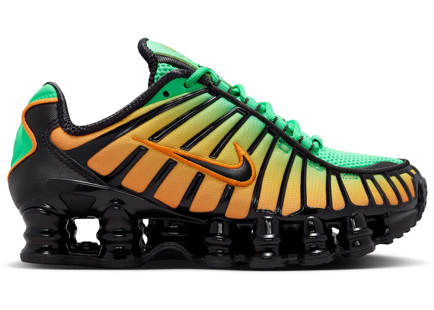 Детские кроссовки Lifestyle Nike Shox TL, Green Shock Bright Ceramic Black