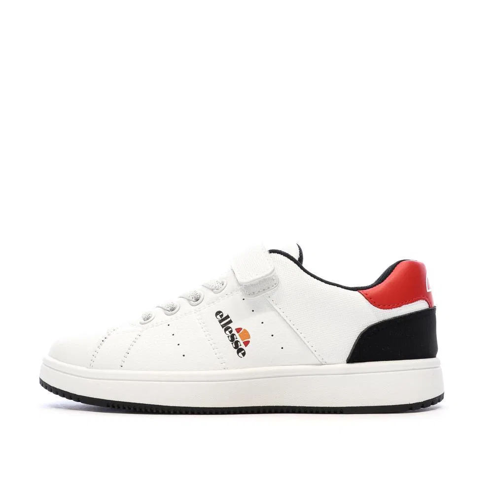 Детские кроссовки на липучках Santo Ellesse, Weiss Schwarz