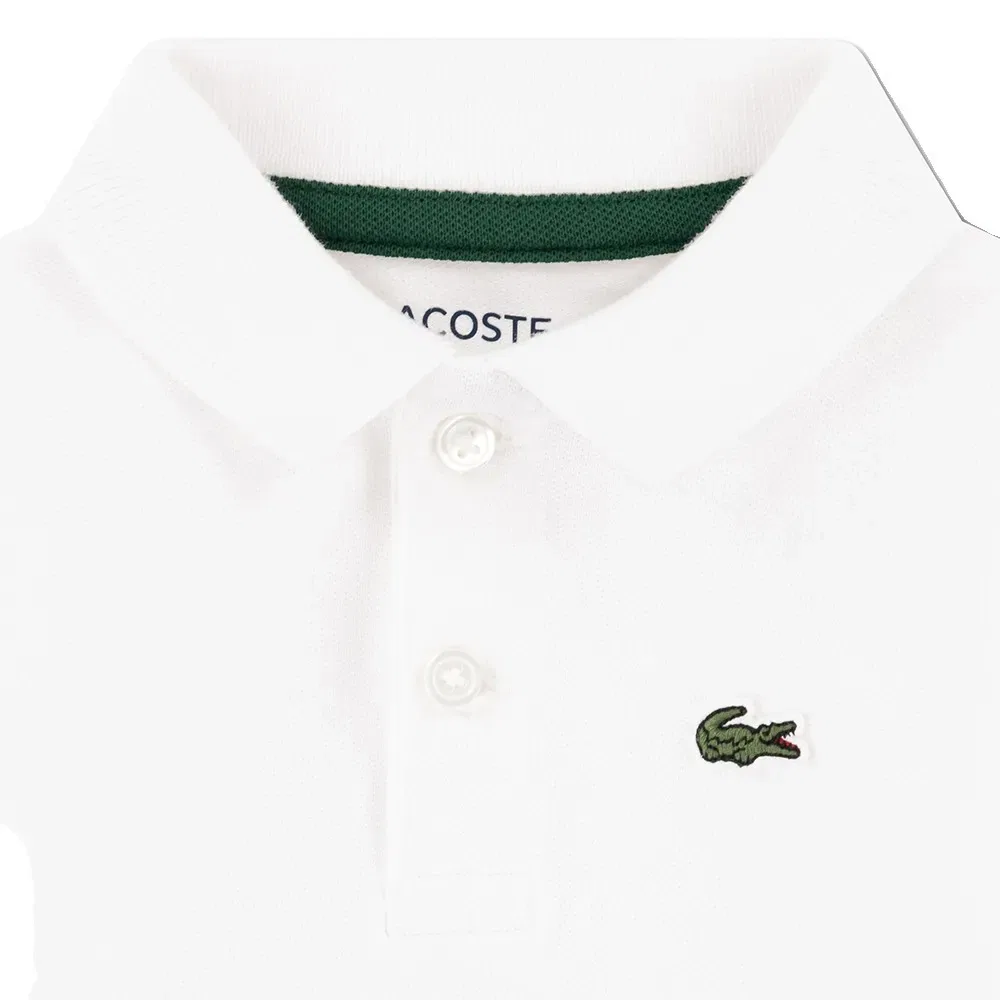 Боди с длинным рукавом Lacoste Kids 547338, белый — фото 3