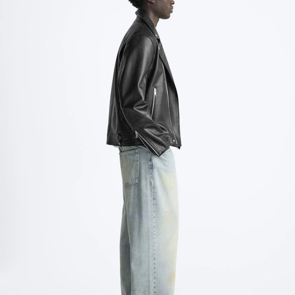 Куртка Zara Suit Collar, черный — фото 2