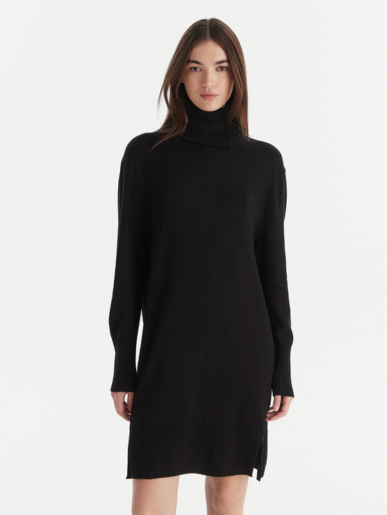 

Вязаное платье relaxed fit C_Feringatessa 50550493 Boss, черный