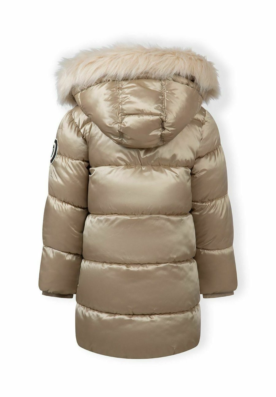 Зимняя куртка MINOTI FIXED FAUX FUR HOOD TRIM, Gold/Gold-Coloured — фото 4