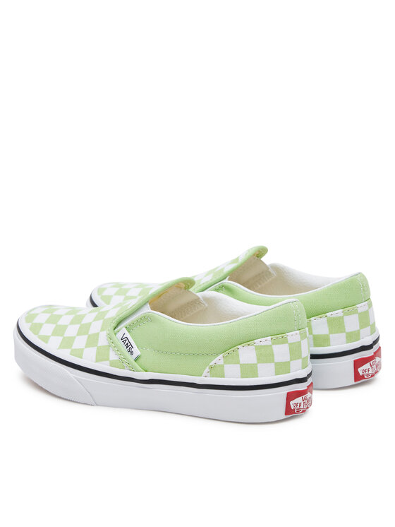 Тканевые кроссовки Classic Slip-On VN000D0JE2Y1 Vans, зеленый — фото 3