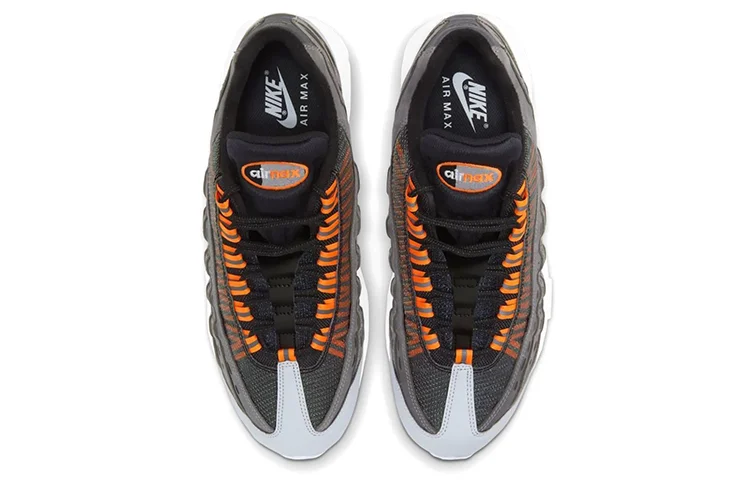 Кроссовки Nike Air Max 95 Kim Jones, черный/оранжевый — фото 3