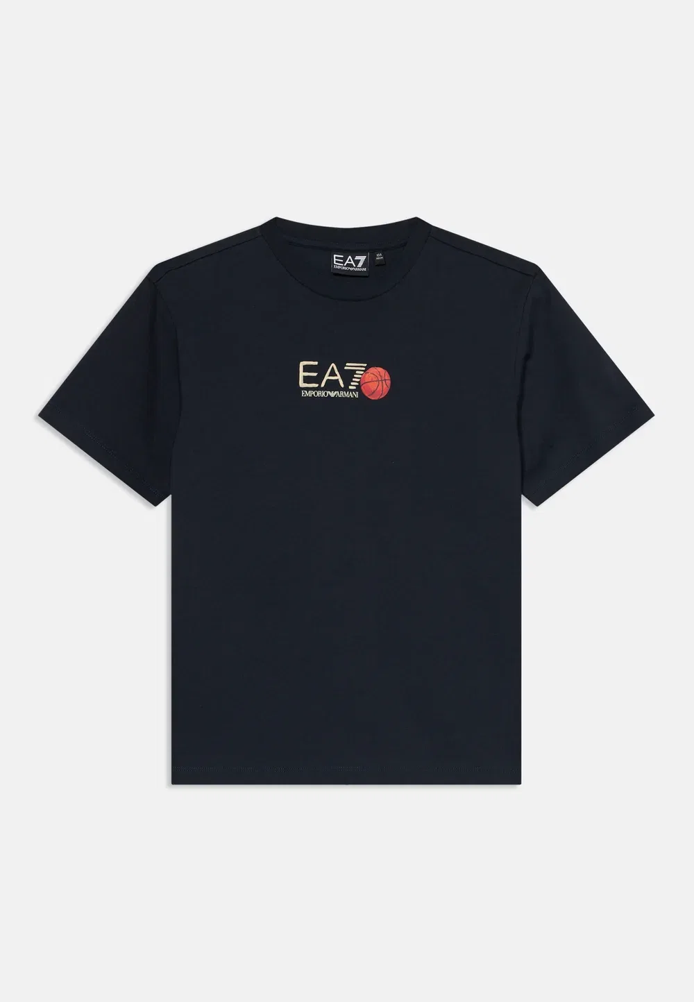 Футболка унисекс с принтом орла и изображением поезда Ea7 Emporio Armani, Dark Navy