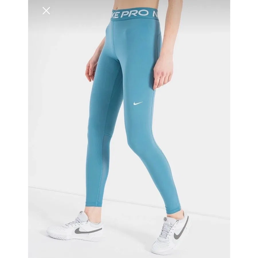 Леггинсы с высокой посадкой с принтом Pro 365 Nike, Синий