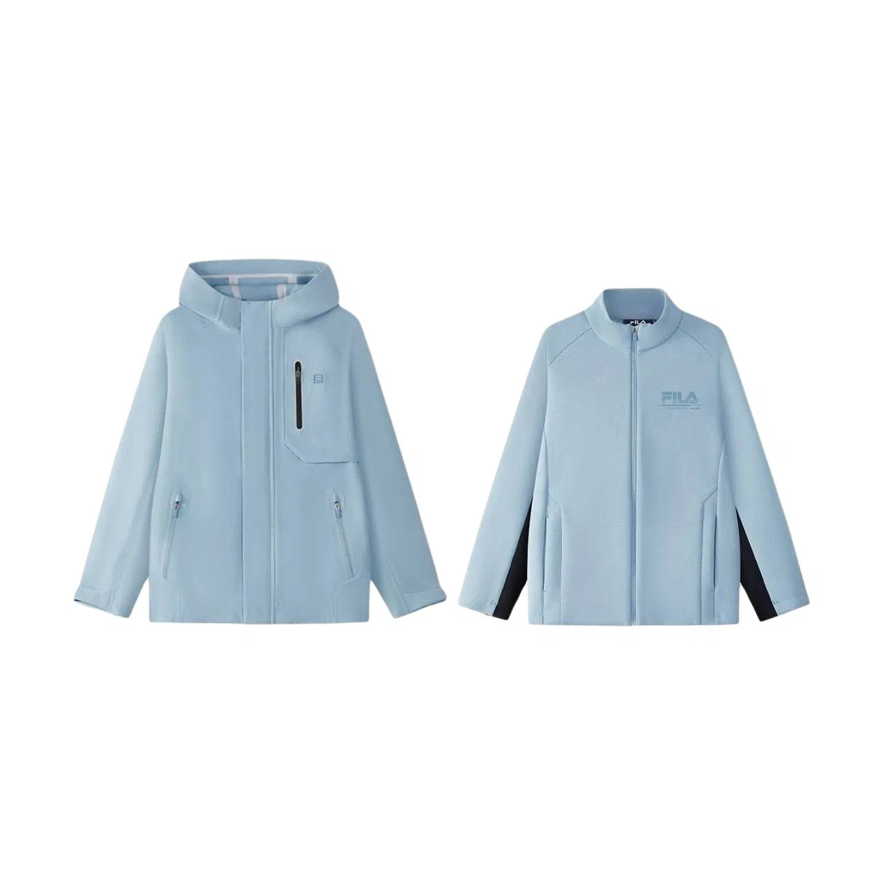 Детское худи с капюшоном умеренной посадки FILA KIDS, New Trend Light Blue-FBU