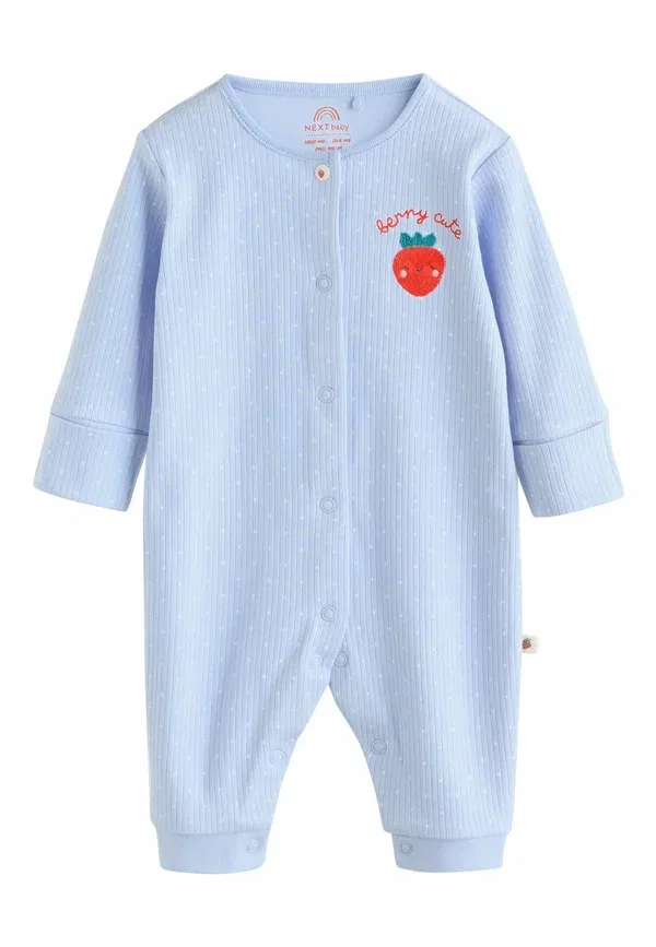 Комплект пижамный из 3 предметов, хлопок, Regular fit - 3 pack - sleep suit, Next, синий — фото 3