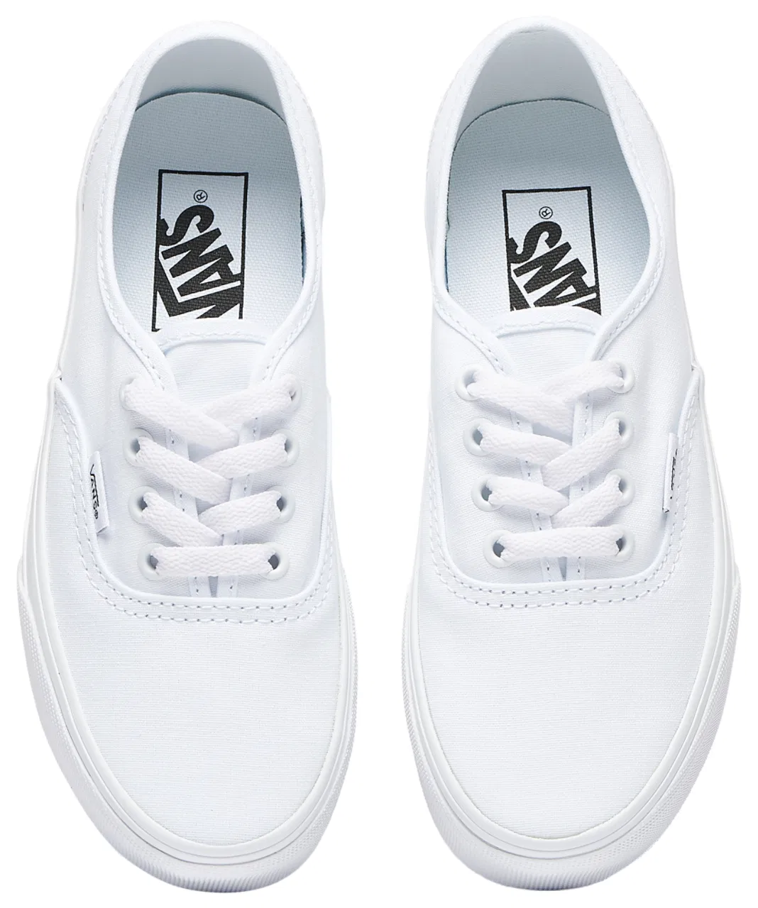 Кроссовки для мальчиков Authentic Vans, белый — фото 4