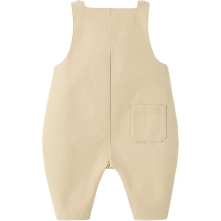 Детский комбинезон для малышей с длинным рукавом Loro Piana, Raw Earth Light Brown — фото 3