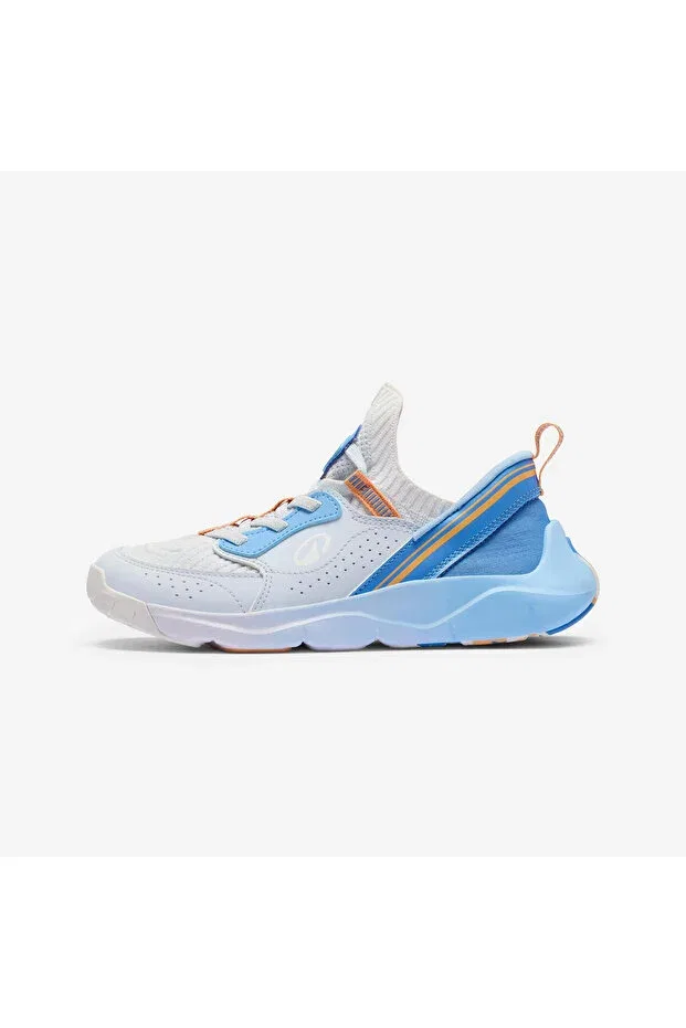 Детские спортивные кроссовки для девочек с принтом playful easy Decathlon, Blue / White