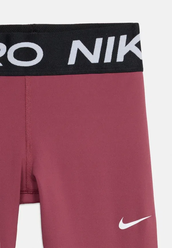 Леггинсы с технологией Dri-fit, Tight unisex, Nike Performance, Pink Smoke/White, белый/розовый — фото 4