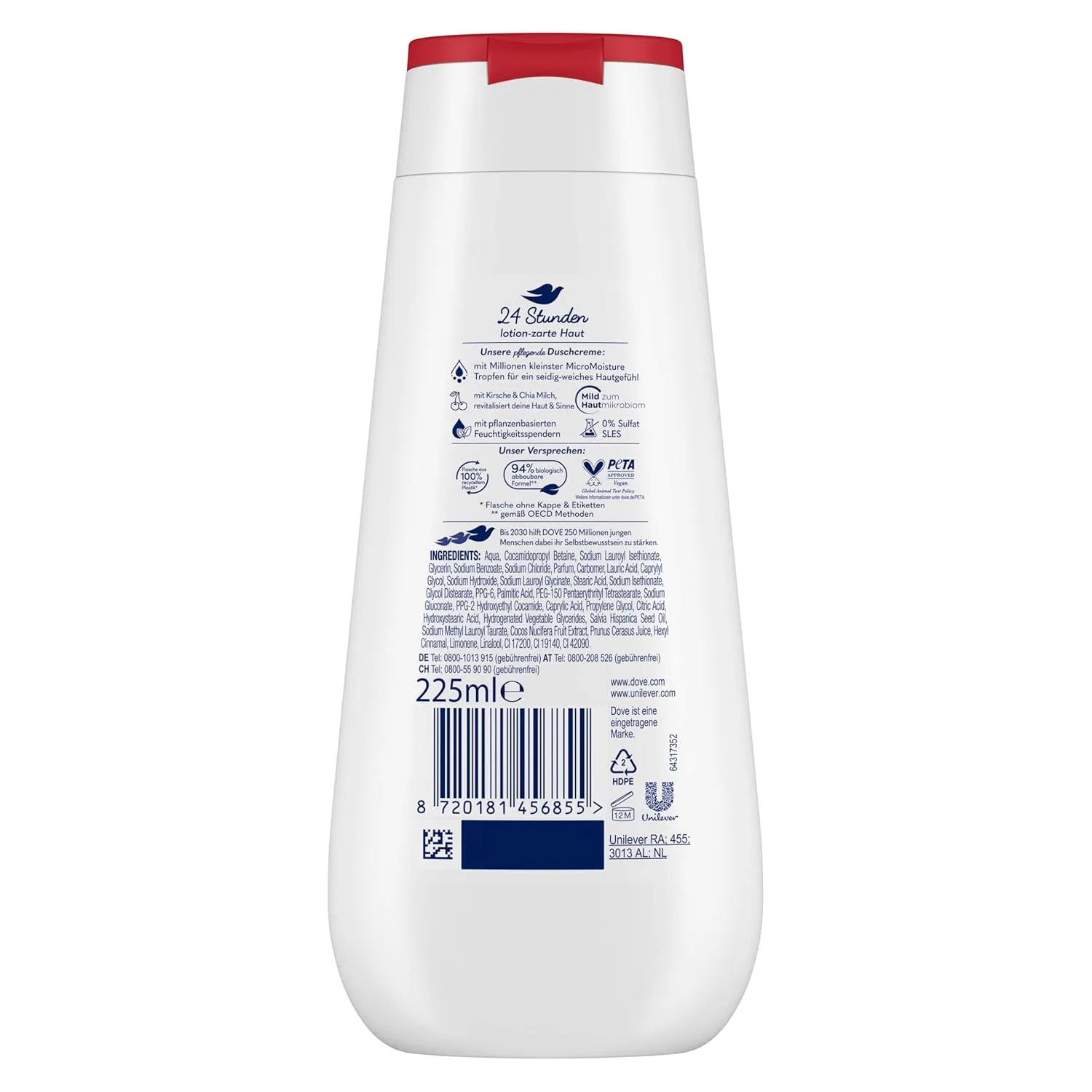Крем-гель для душа с микроувлажнением Dove Advanced Care Revitalising Care, 225 мл — фото 2