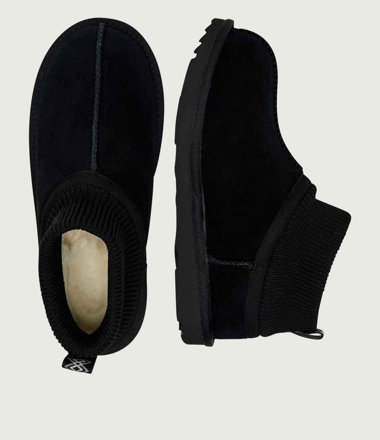 Сапоги снежные Classic Ultra Stretch Cuff Ugg, черный — фото 4