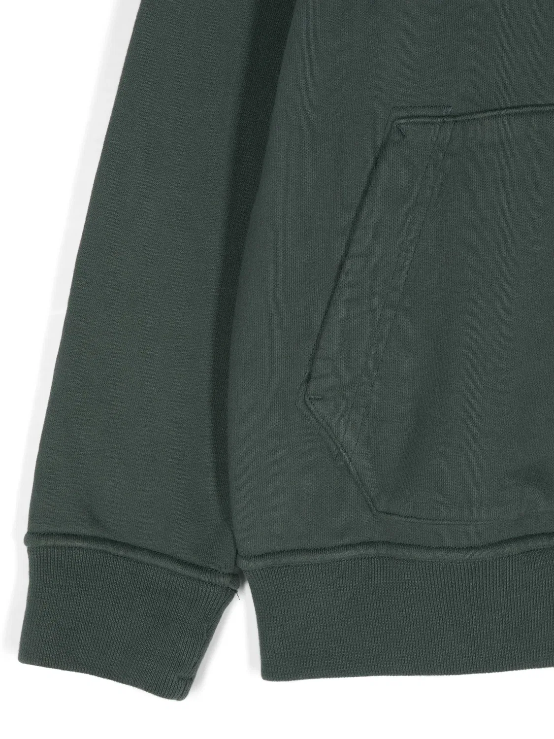 Худи с компасом из хлопка Stone Island, зеленый — фото 3